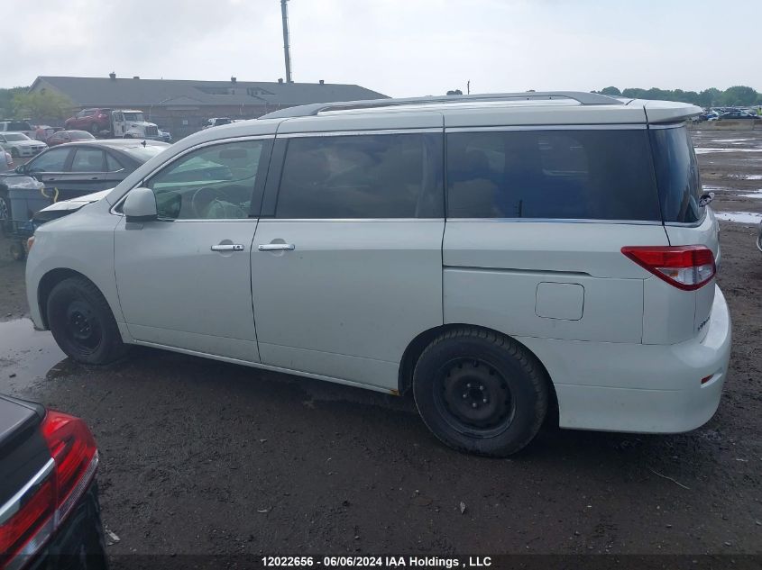 2013 Nissan Quest S/Sv/Sl/Le VIN: JN8AE2KP6D9065646 Lot: 12022656