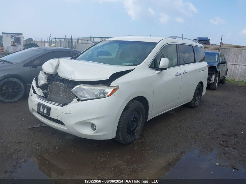 2013 Nissan Quest S/Sv/Sl/Le VIN: JN8AE2KP6D9065646 Lot: 12022656