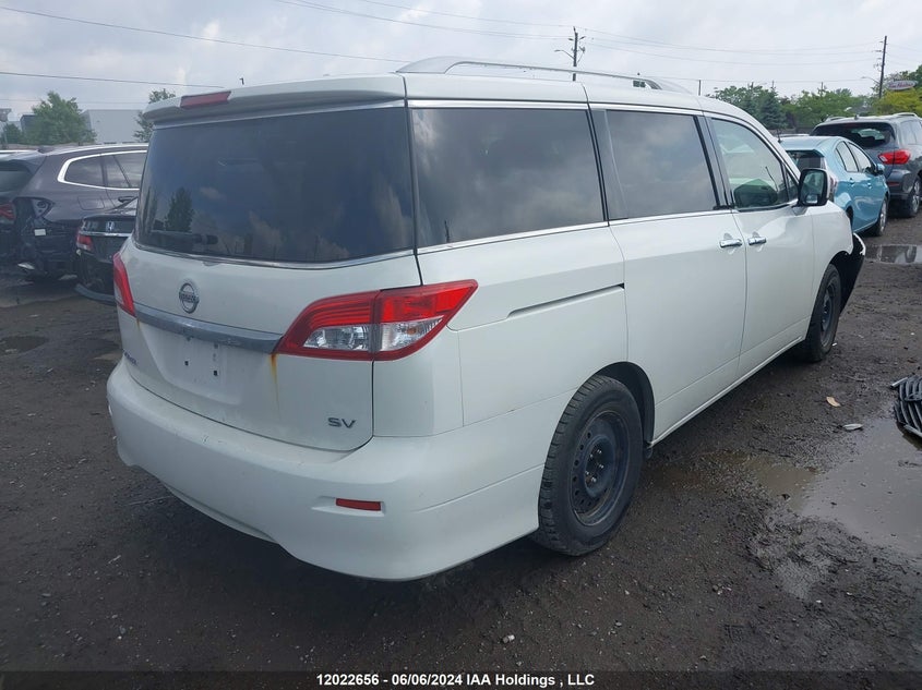 2013 Nissan Quest S/Sv/Sl/Le VIN: JN8AE2KP6D9065646 Lot: 12022656