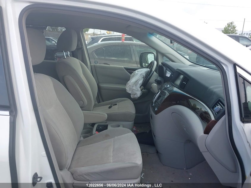 2013 Nissan Quest S/Sv/Sl/Le VIN: JN8AE2KP6D9065646 Lot: 12022656