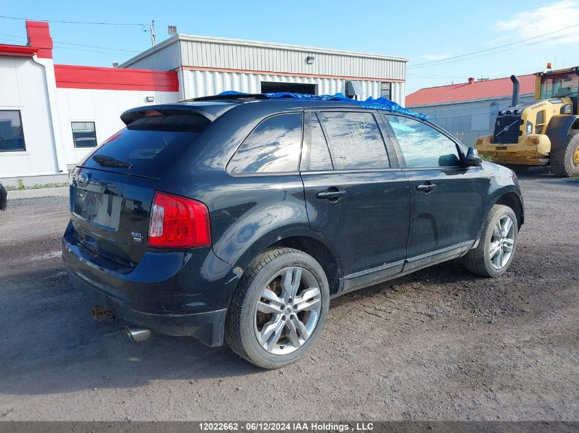 2013 Ford Edge Sel VIN: 2FMDK4JC8DBA24266 Lot: 12022662