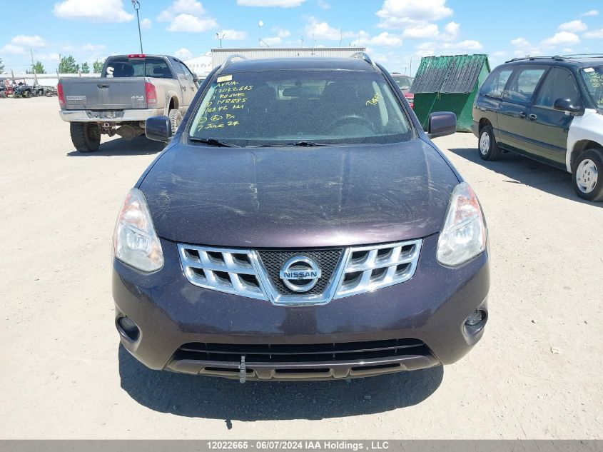 2013 Nissan Rogue VIN: JN8AS5MV2DW148885 Lot: 12022665