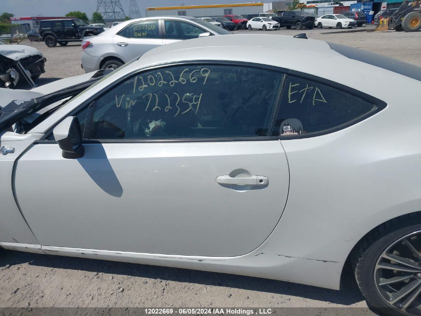 2013 Scion Fr-S Scion 10 VIN: JF1ZNAA10D1722354 Lot: 12022669