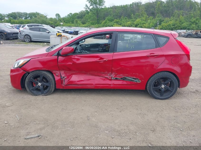 2014 Hyundai Accent Gl VIN: KMHCT5AE0EU152156 Lot: 12022694