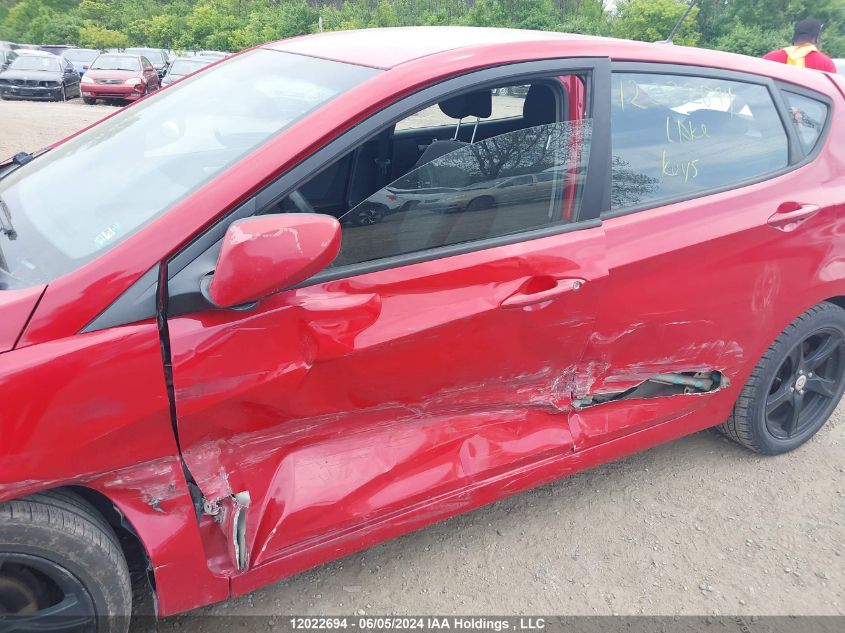 2014 Hyundai Accent Gl VIN: KMHCT5AE0EU152156 Lot: 12022694