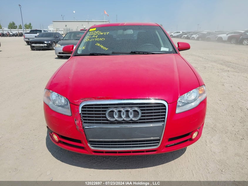 2006 Audi A4 VIN: WAUDF78E66A217500 Lot: 12022697