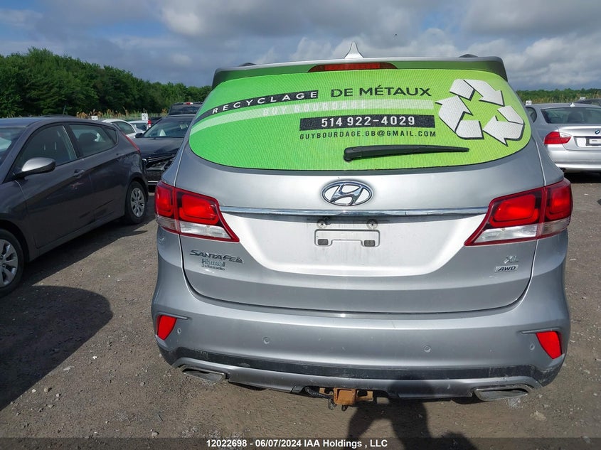 2017 Hyundai Santa Fe VIN: KM8SNDHF7HU226580 Lot: 12022698