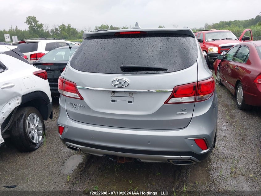 2017 Hyundai Santa Fe VIN: KM8SNDHF7HU226580 Lot: 12022698