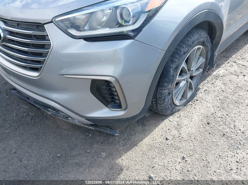 2017 Hyundai Santa Fe VIN: KM8SNDHF7HU226580 Lot: 12022698