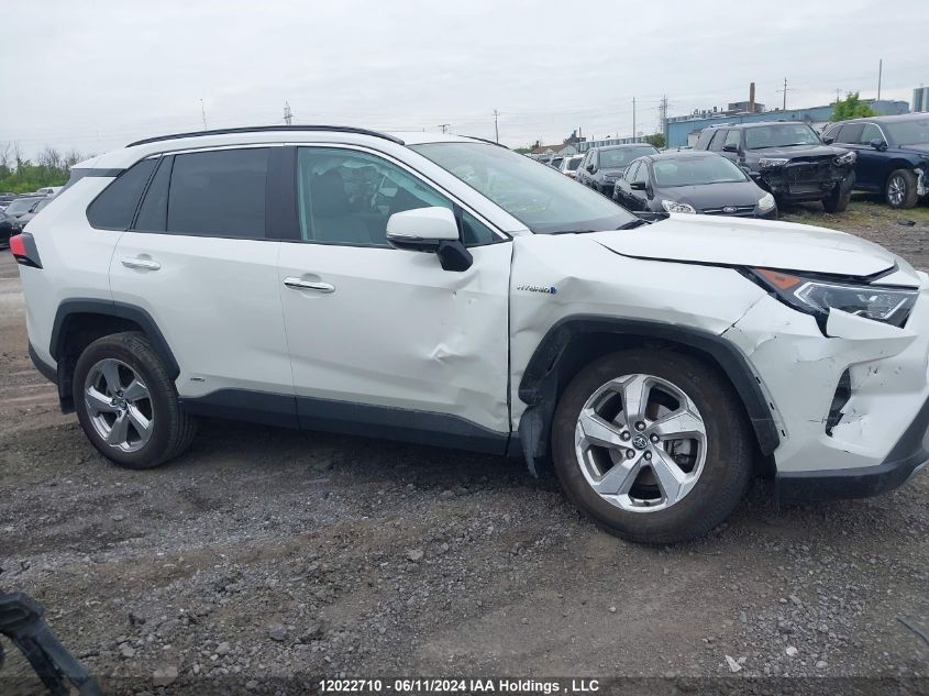 2020 Toyota Rav4 Limited VIN: 2T3DWRFV4LW076330 Lot: 12022710