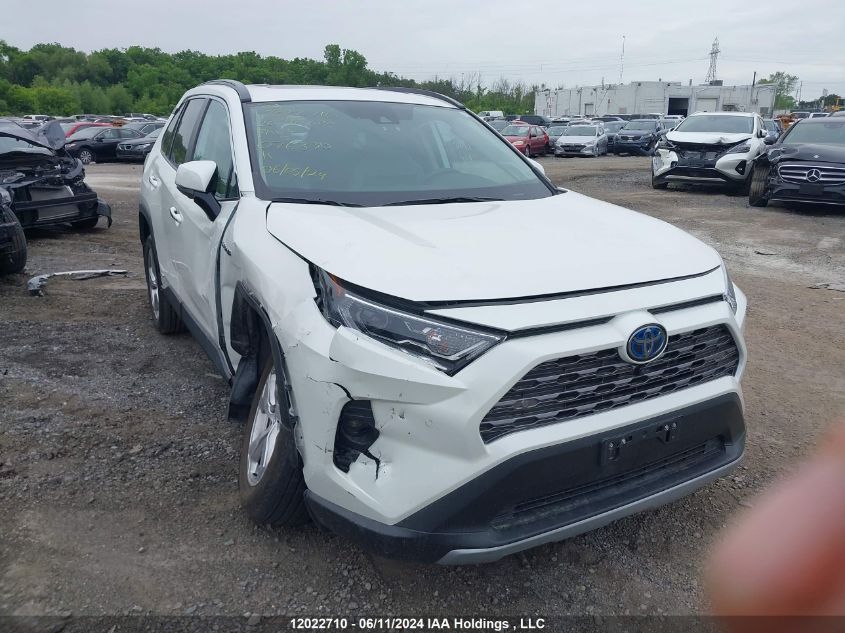 2020 Toyota Rav4 Limited VIN: 2T3DWRFV4LW076330 Lot: 12022710