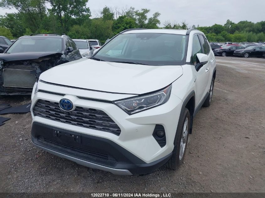 2020 Toyota Rav4 Limited VIN: 2T3DWRFV4LW076330 Lot: 12022710