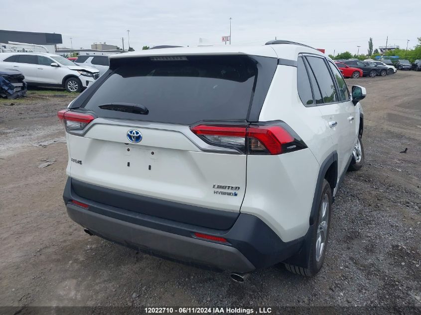 2020 Toyota Rav4 Limited VIN: 2T3DWRFV4LW076330 Lot: 12022710