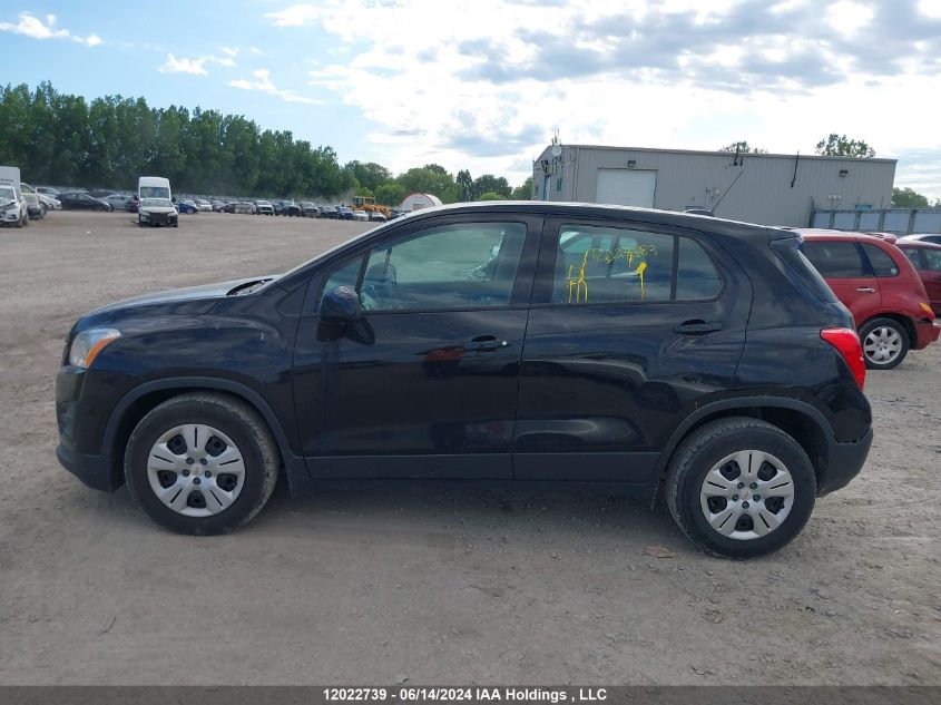 2016 Chevrolet Trax VIN: 3GNCJKSB9GL193368 Lot: 12022739