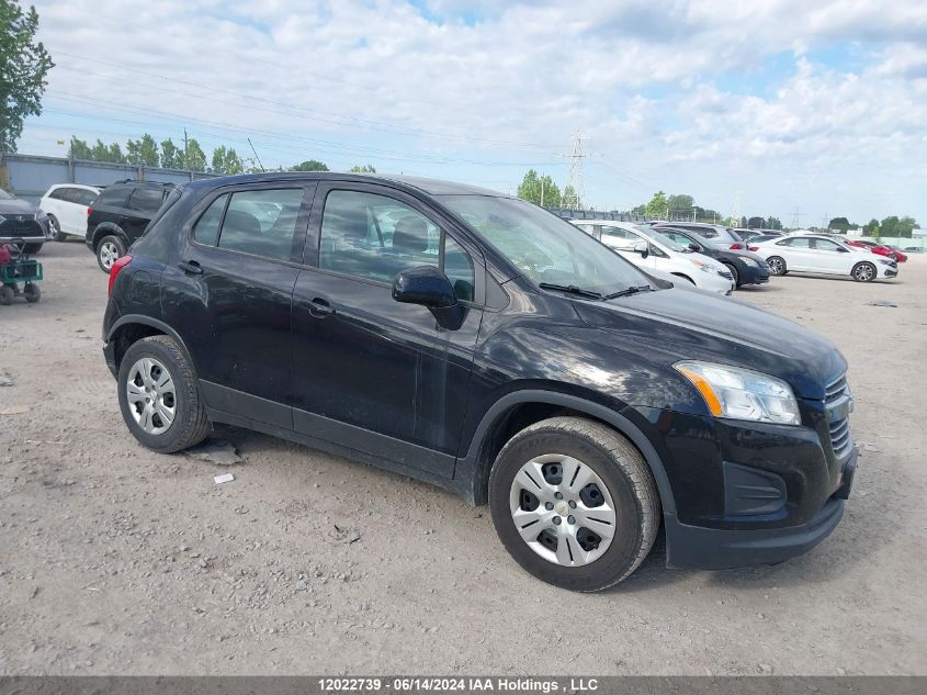 2016 Chevrolet Trax VIN: 3GNCJKSB9GL193368 Lot: 12022739