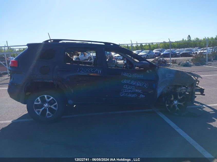 2018 Jeep Cherokee Trailhawk VIN: 1C4PJMBXXJD592627 Lot: 12022741