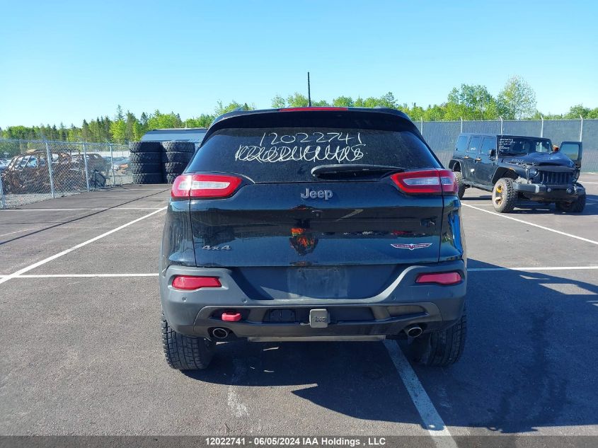 2018 Jeep Cherokee Trailhawk VIN: 1C4PJMBXXJD592627 Lot: 12022741