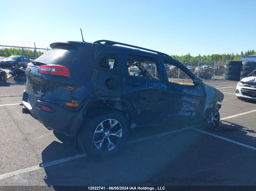 2018 Jeep Cherokee Trailhawk VIN: 1C4PJMBXXJD592627 Lot: 12022741