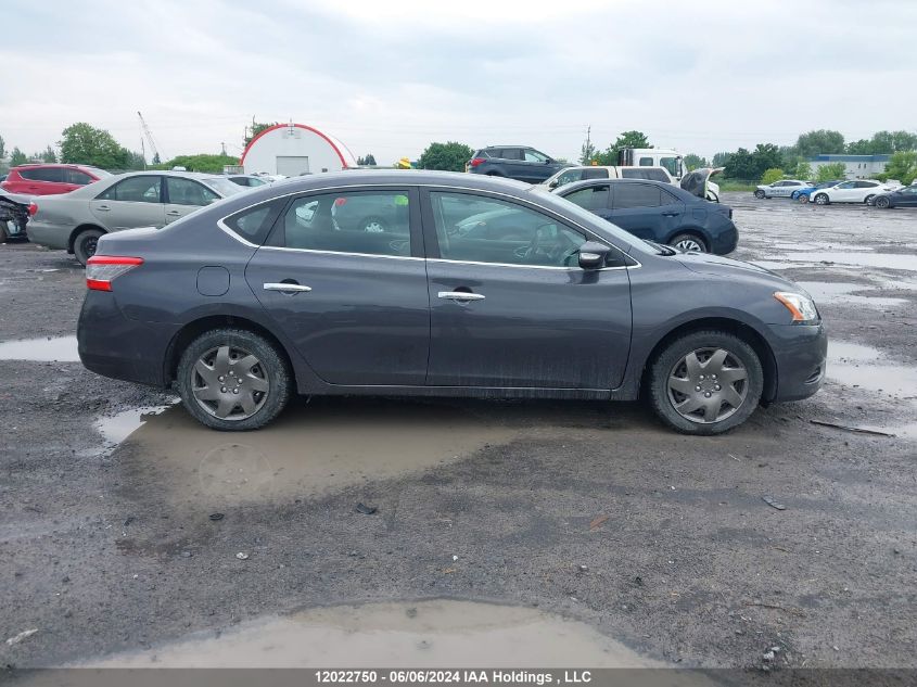 2015 Nissan Sentra VIN: 3N1AB7AP4FL653125 Lot: 12022750