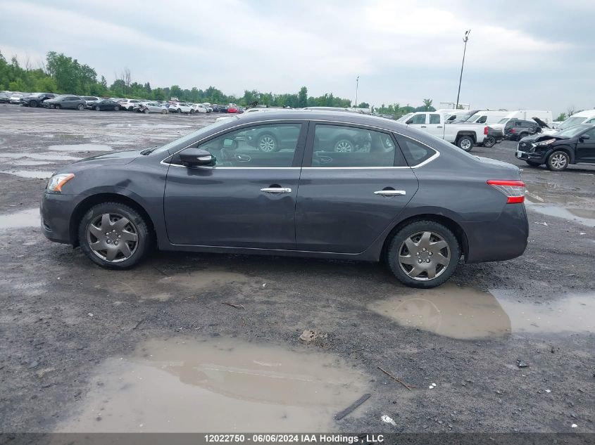 2015 Nissan Sentra VIN: 3N1AB7AP4FL653125 Lot: 12022750