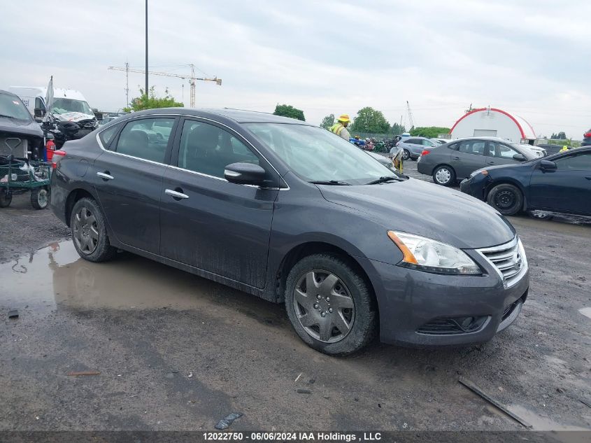 2015 Nissan Sentra VIN: 3N1AB7AP4FL653125 Lot: 12022750