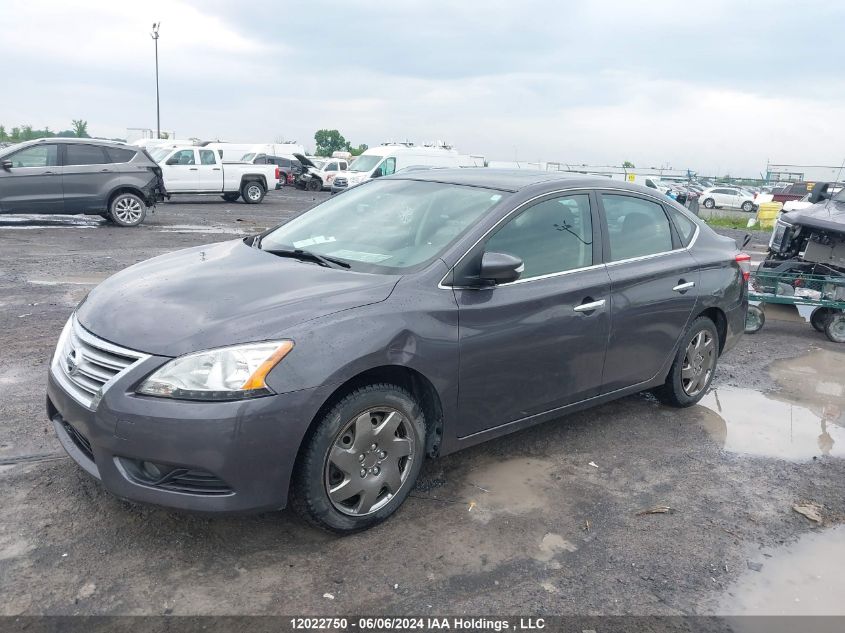 2015 Nissan Sentra VIN: 3N1AB7AP4FL653125 Lot: 12022750