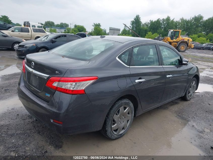 2015 Nissan Sentra VIN: 3N1AB7AP4FL653125 Lot: 12022750