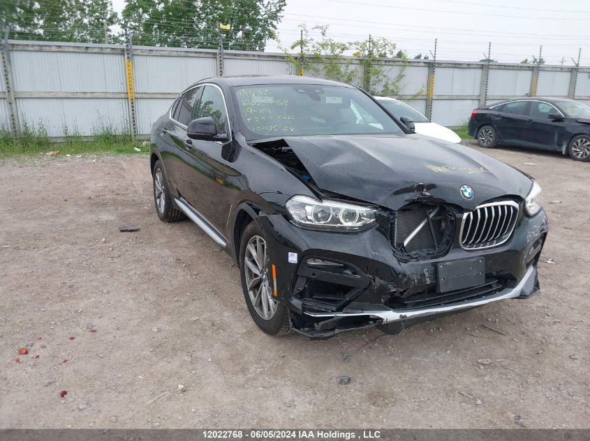 2019 BMW X4 VIN: 5UXUJ3C53KLG53206 Lot: 12022768