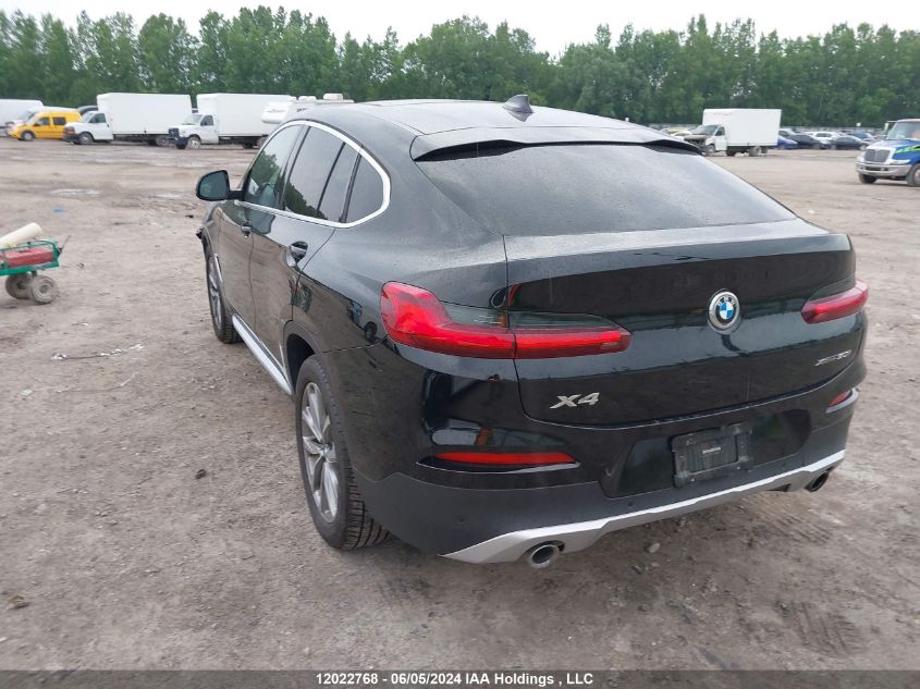 2019 BMW X4 VIN: 5UXUJ3C53KLG53206 Lot: 12022768