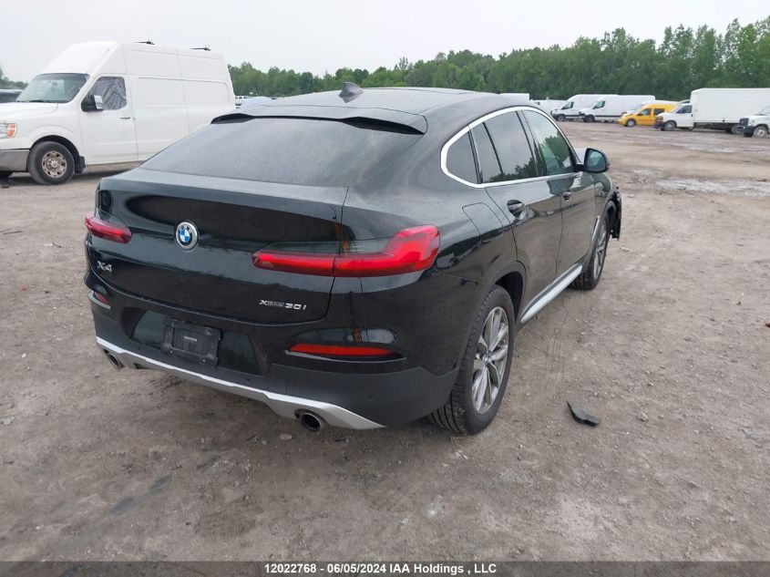 2019 BMW X4 VIN: 5UXUJ3C53KLG53206 Lot: 12022768