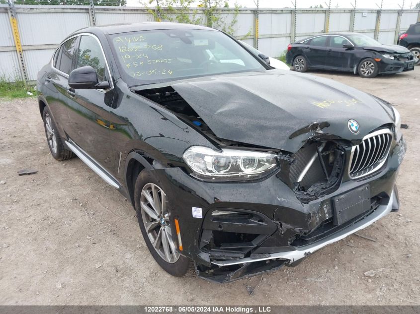 2019 BMW X4 VIN: 5UXUJ3C53KLG53206 Lot: 12022768