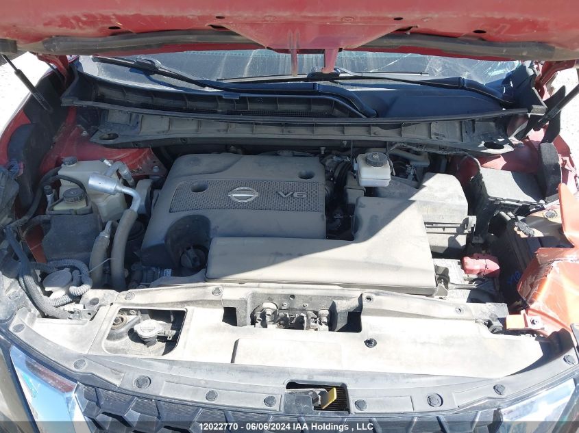 2019 Nissan Murano S/Sl/Sv/Platinum VIN: 5N1AZ2MS8KN122415 Lot: 12022770