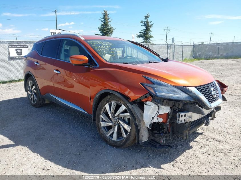 2019 Nissan Murano S/Sl/Sv/Platinum VIN: 5N1AZ2MS8KN122415 Lot: 12022770