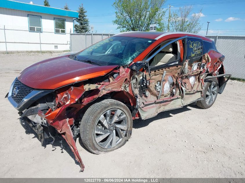 2019 Nissan Murano S/Sl/Sv/Platinum VIN: 5N1AZ2MS8KN122415 Lot: 12022770