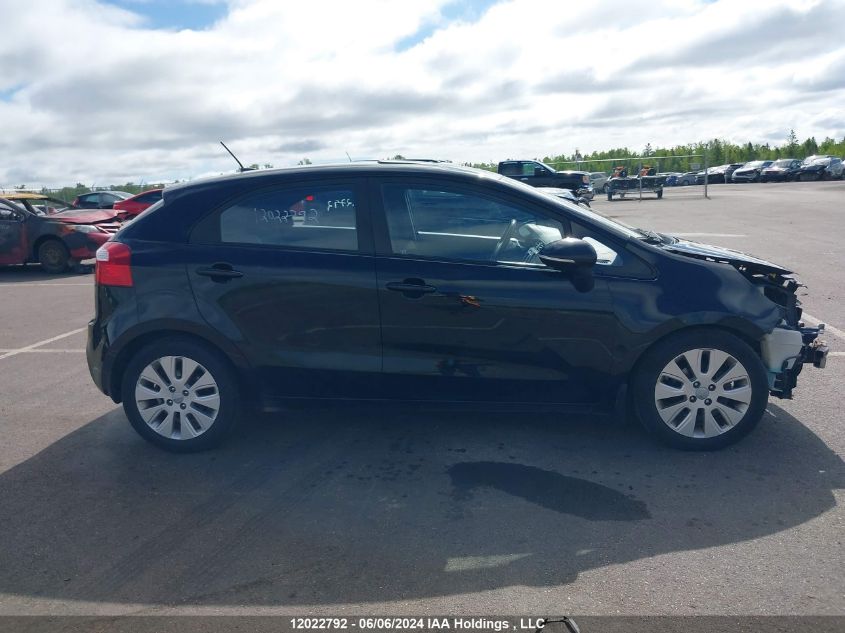 2013 Kia Rio VIN: KNADN5A34D6895646 Lot: 12022792