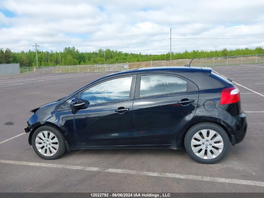 2013 Kia Rio VIN: KNADN5A34D6895646 Lot: 12022792