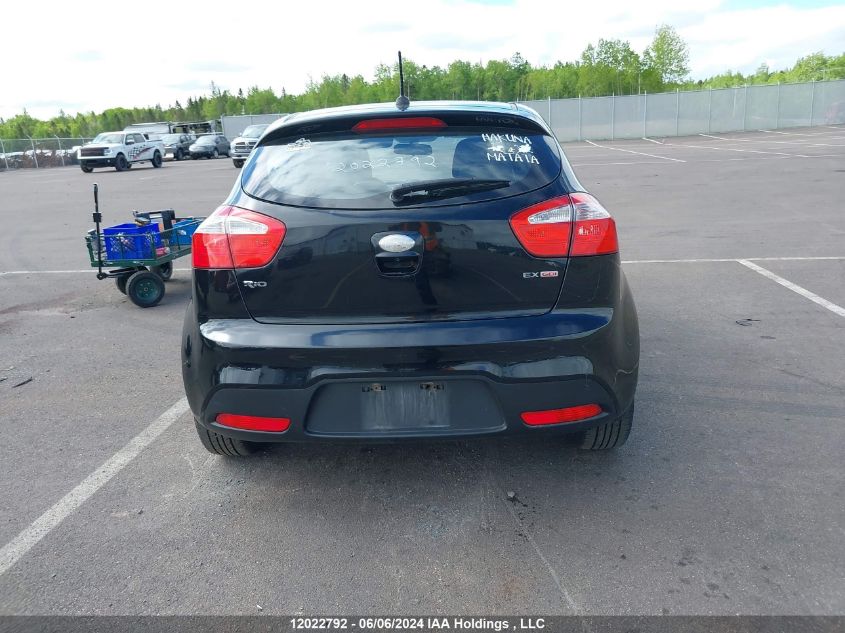 2013 Kia Rio VIN: KNADN5A34D6895646 Lot: 12022792
