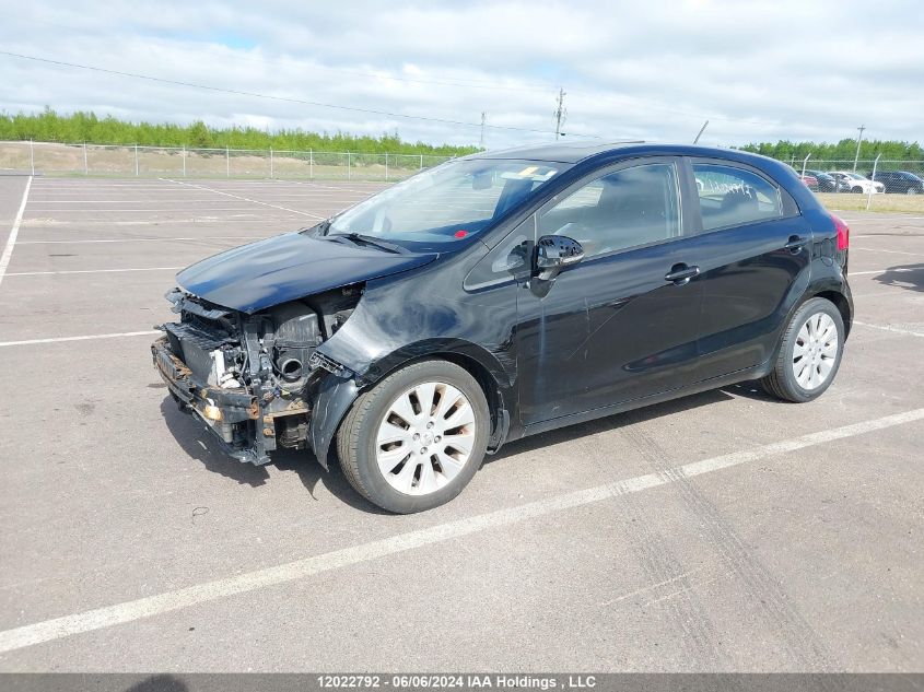 2013 Kia Rio VIN: KNADN5A34D6895646 Lot: 12022792