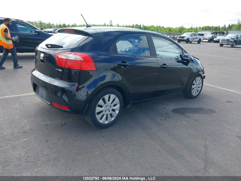 2013 Kia Rio VIN: KNADN5A34D6895646 Lot: 12022792