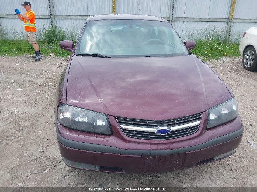 2003 Chevrolet Impala VIN: 2G1WH52K939264061 Lot: 12022805