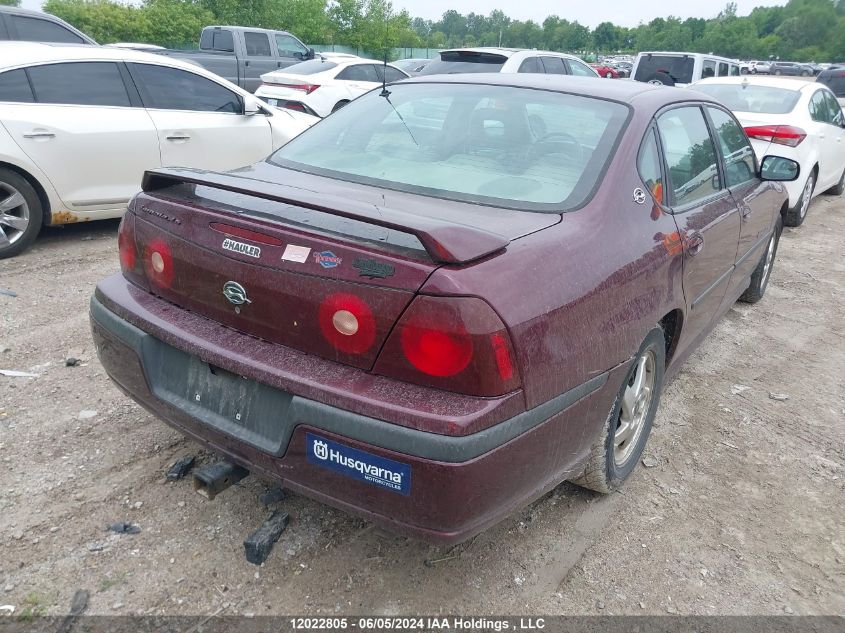 2003 Chevrolet Impala VIN: 2G1WH52K939264061 Lot: 12022805