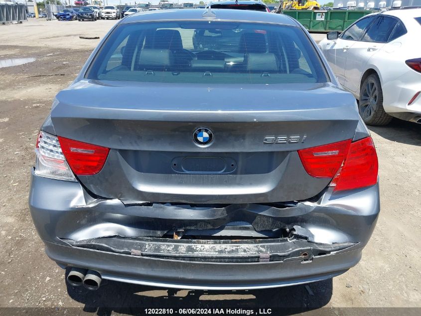 2011 BMW 3 Series 328I xDrive VIN: WBAPK7C5XBA972126 Lot: 12022810