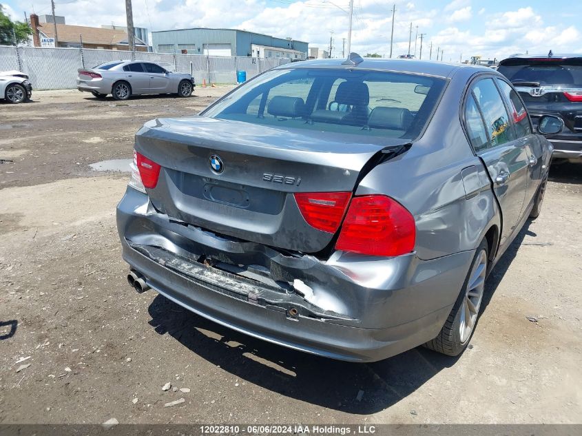 2011 BMW 3 Series 328I xDrive VIN: WBAPK7C5XBA972126 Lot: 12022810