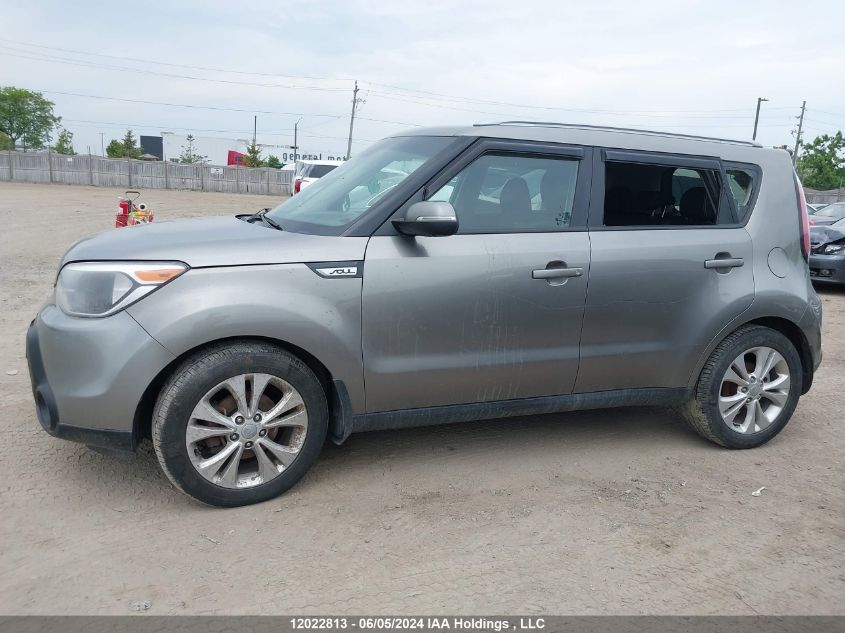 2015 Kia Soul + VIN: KNDJP3A54F7135400 Lot: 12022813