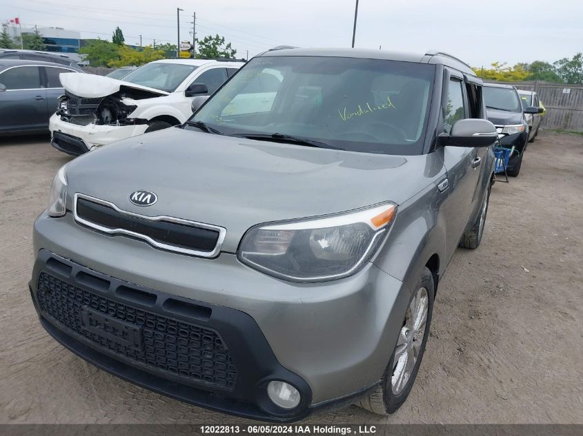 2015 Kia Soul + VIN: KNDJP3A54F7135400 Lot: 12022813