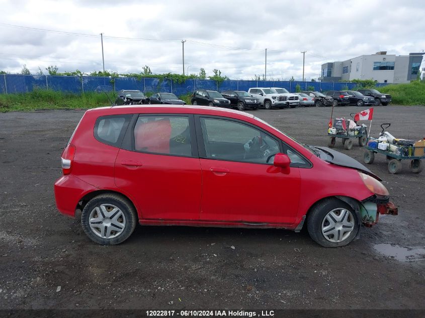 2007 Honda Fit VIN: JHMGD37417S820582 Lot: 12022817