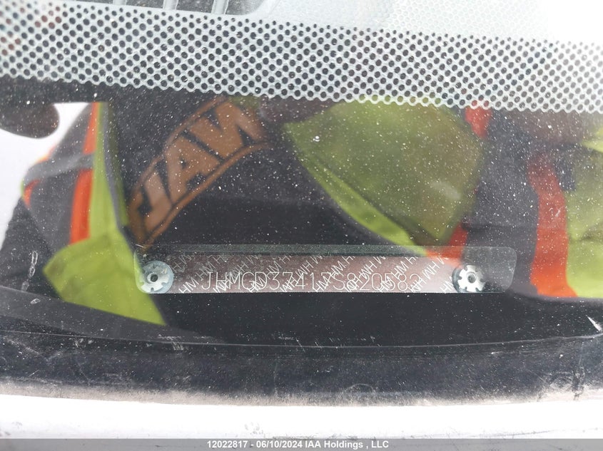 2007 Honda Fit VIN: JHMGD37417S820582 Lot: 12022817