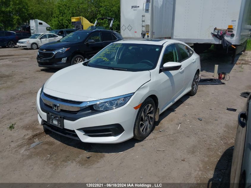 2016 Honda Civic Ex 4Dr VIN: 2HGFC2F76GH034050 Lot: 12022821