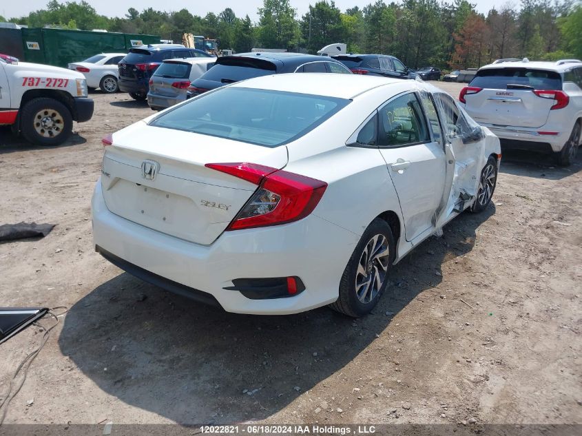 2016 Honda Civic Ex 4Dr VIN: 2HGFC2F76GH034050 Lot: 12022821