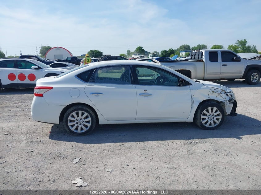 2015 Nissan Sentra VIN: 3N1AB7AP6FL660495 Lot: 12022826